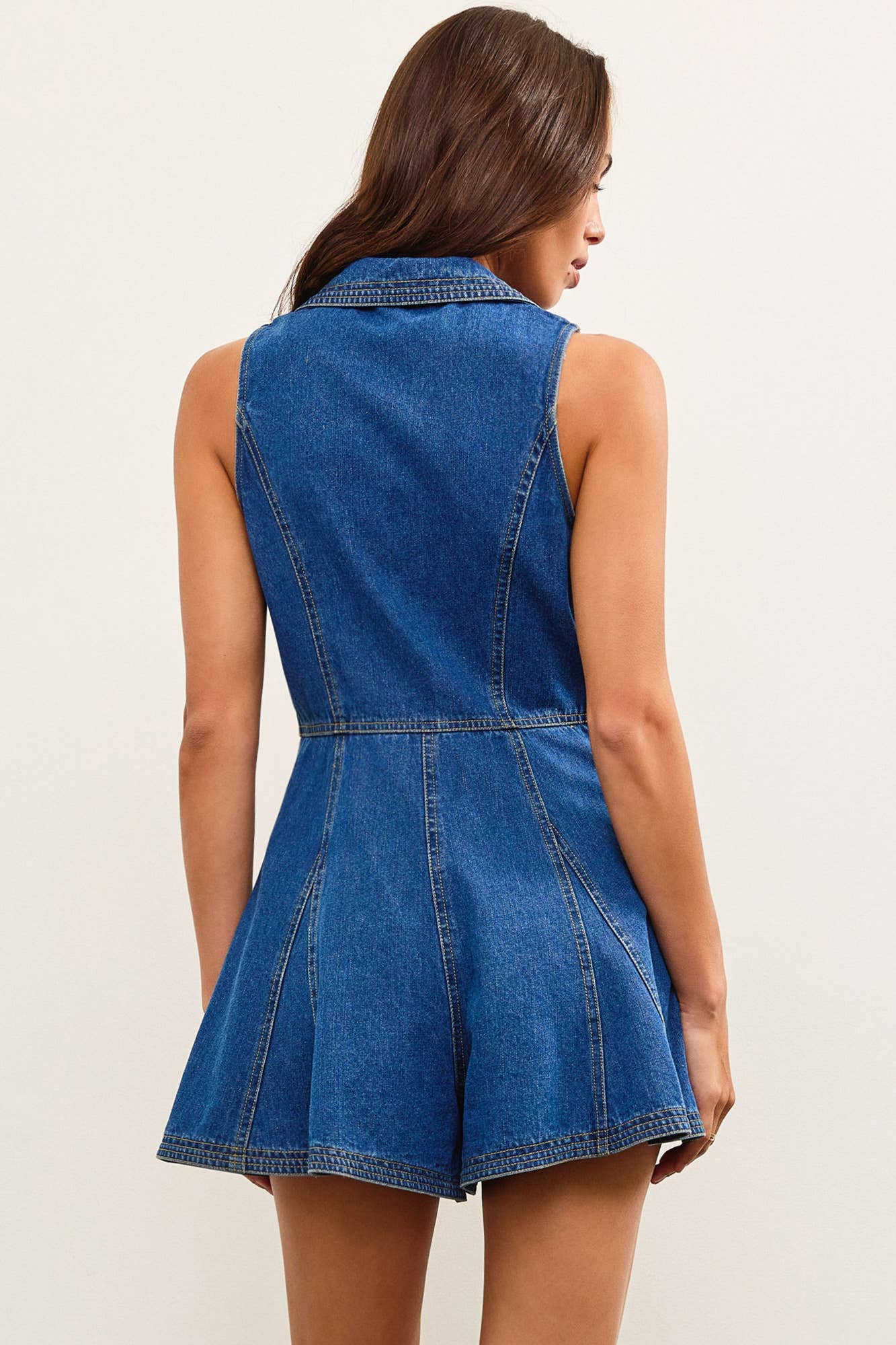 The Brittney Denim Romper