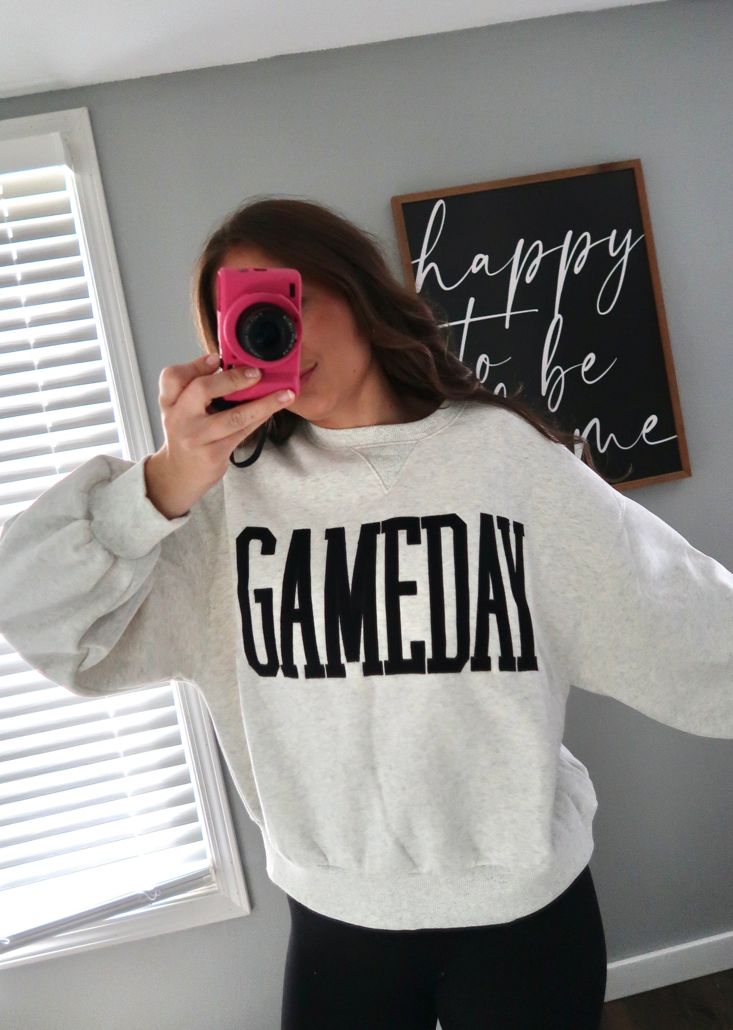 The Game Day Sweatshirt in Heather Grey