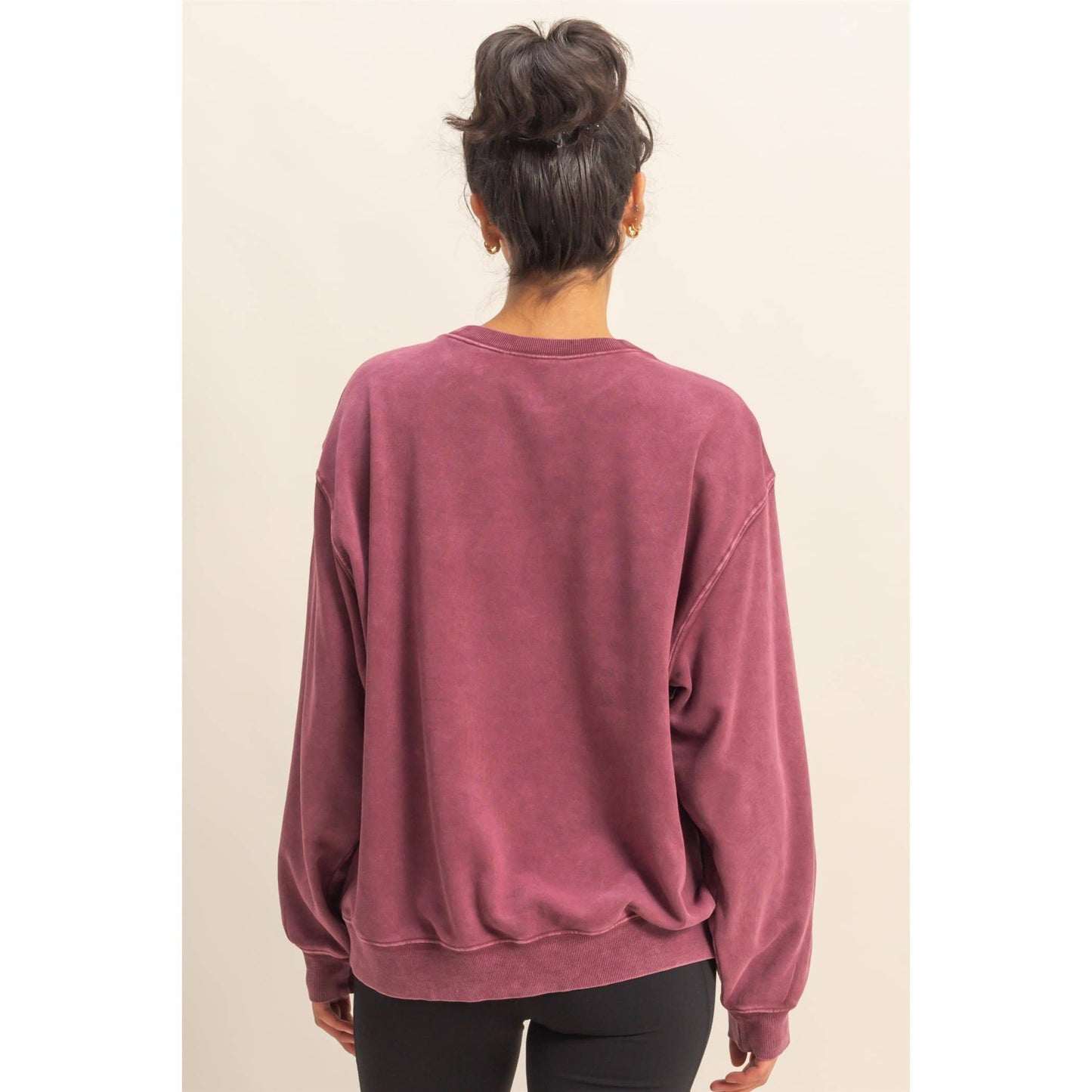 The Lived-In Vintage Crew — Cherry, Black & Brown