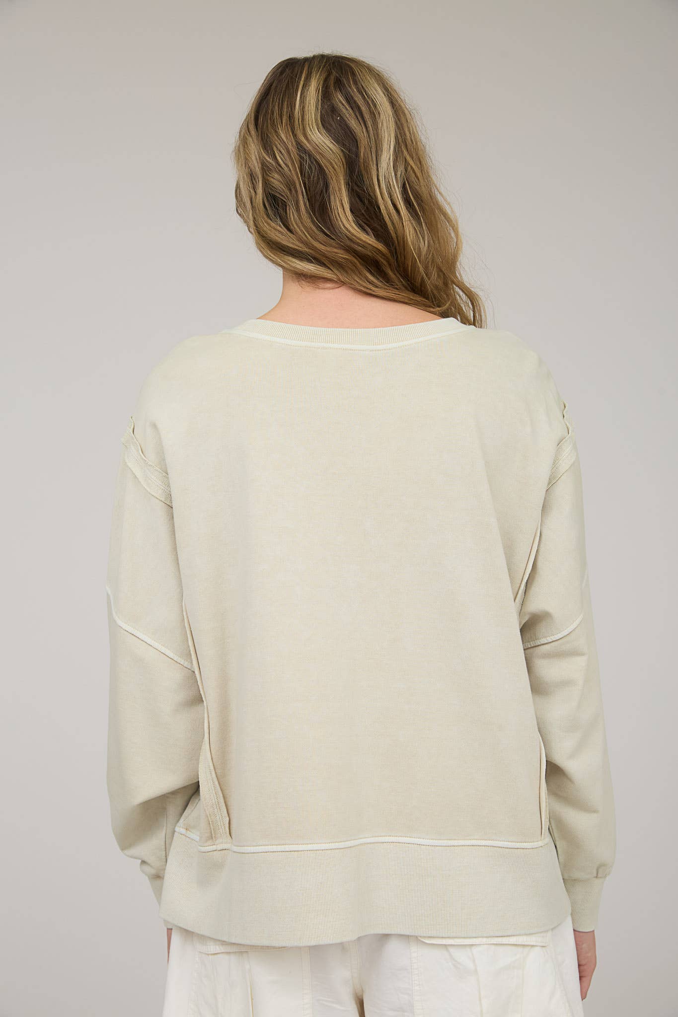 The Cozy Patchwork Oversized Crew