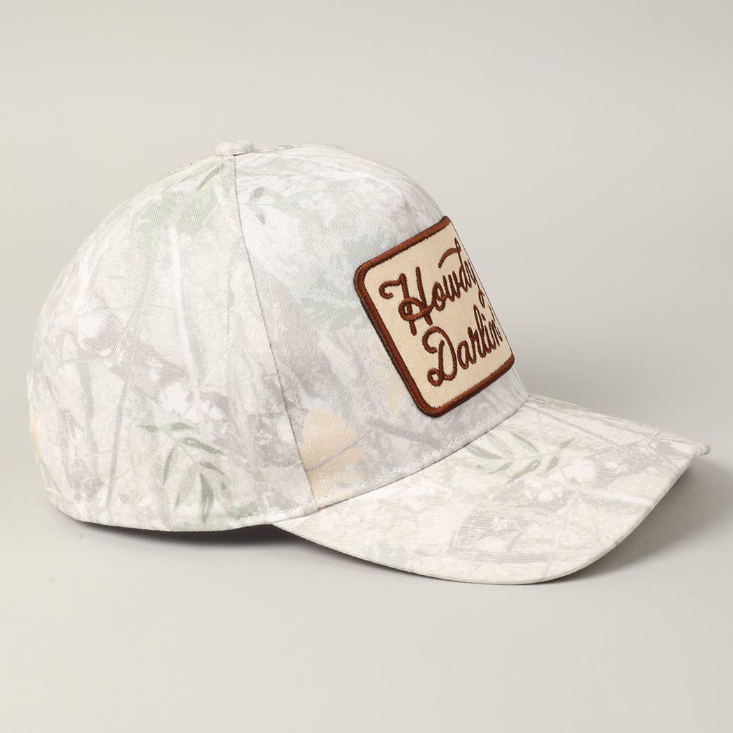 Howdy Darlin'  Camo Trucker Hat