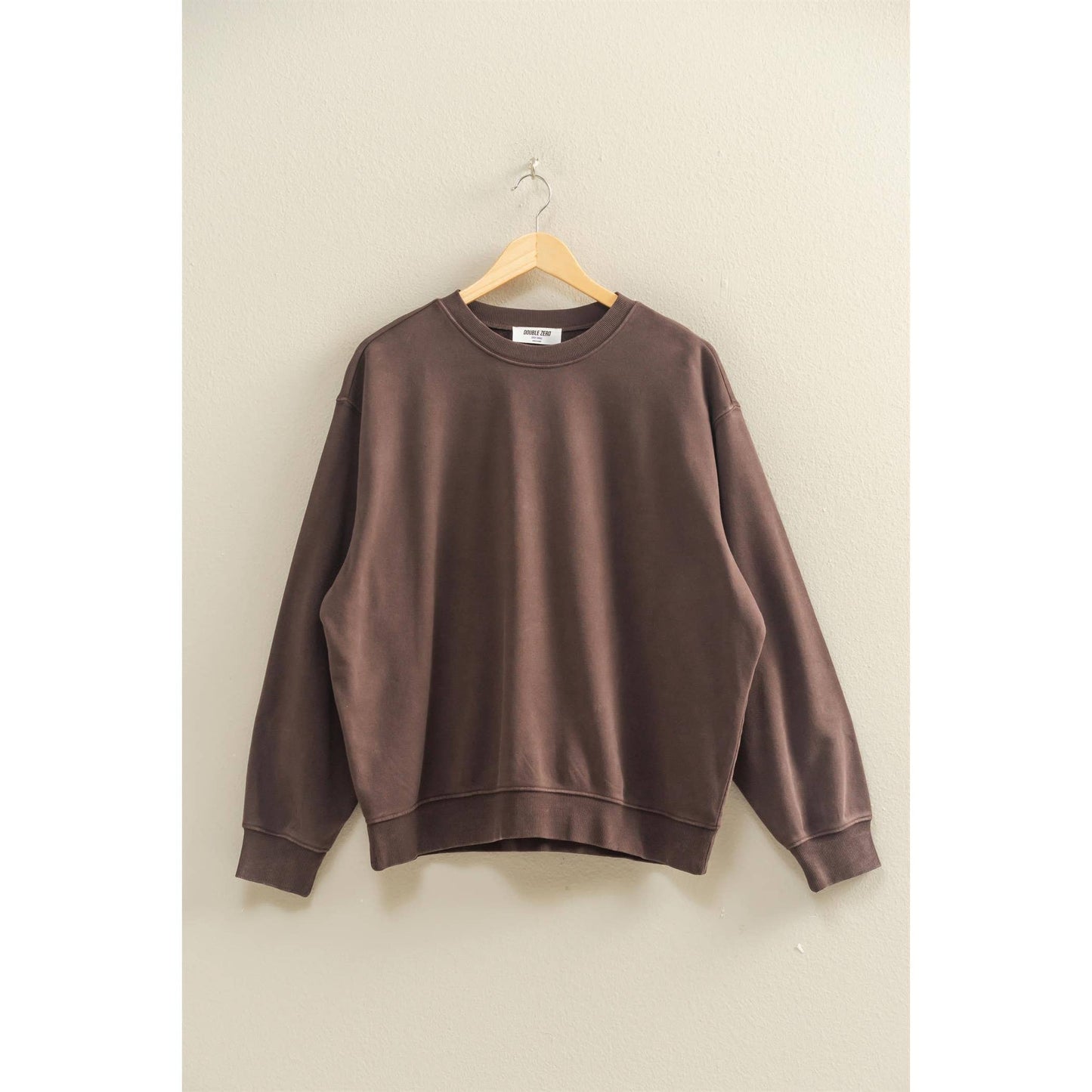 The Lived-In Vintage Crew — Cherry, Black & Brown