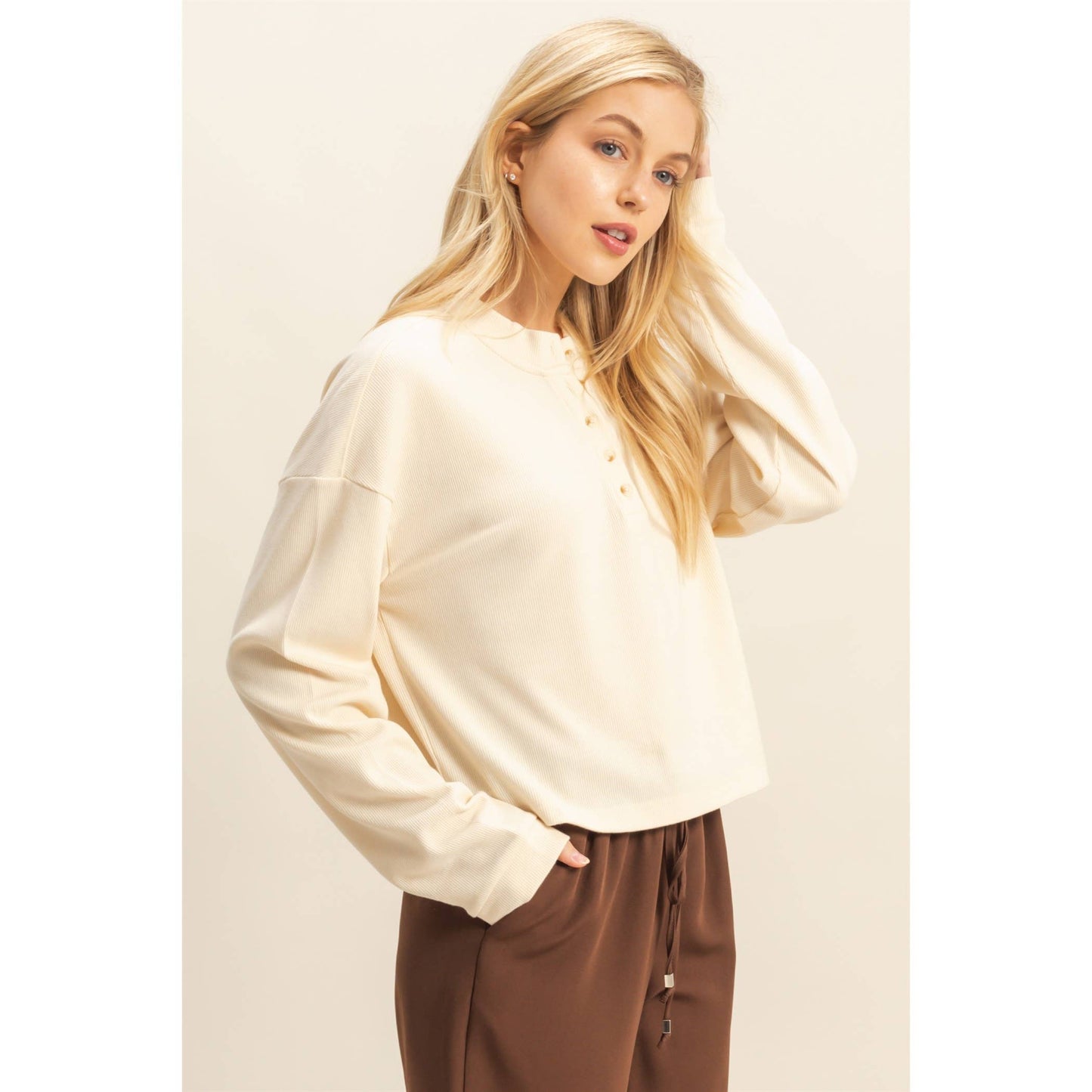 The Sunday Henley Top