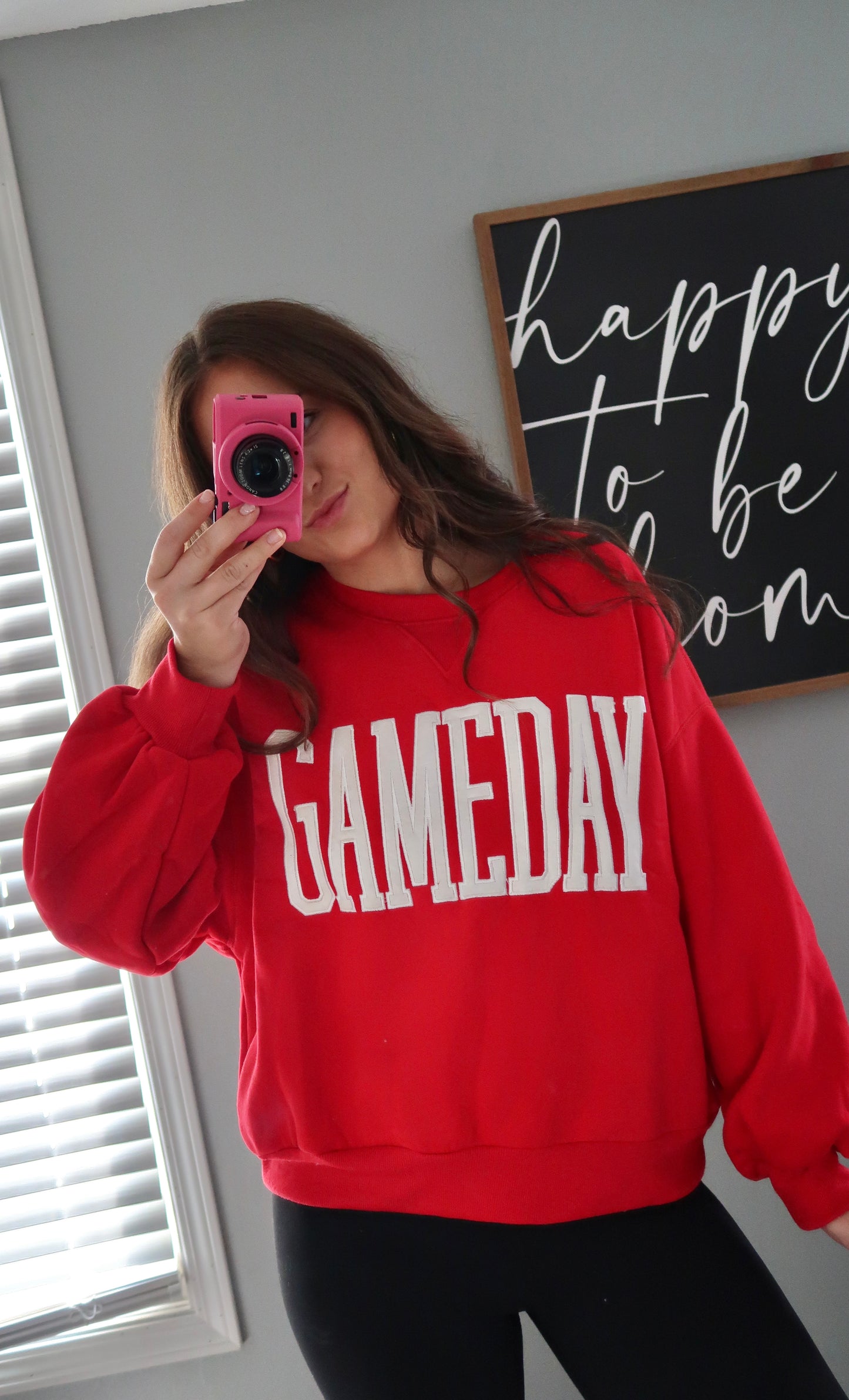 Game Day Sweatshirt in Red