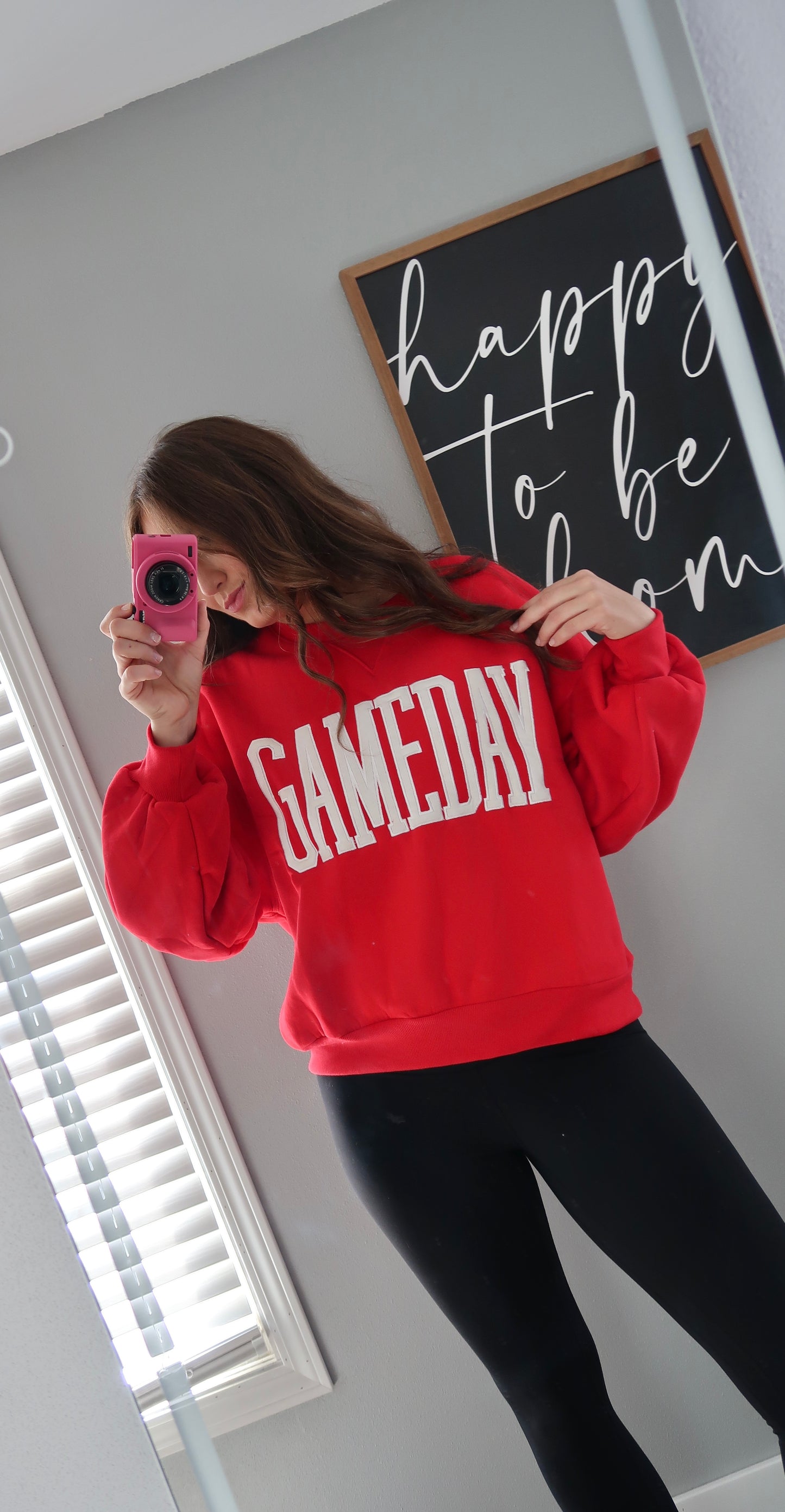 Game Day Sweatshirt in Red