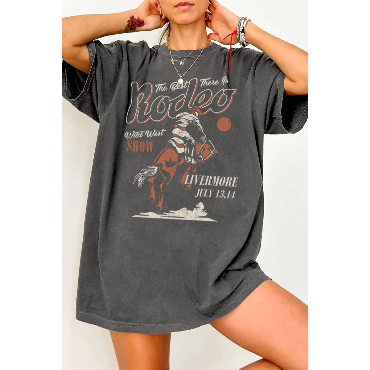 Rodeo Nights Western Graphic Tee