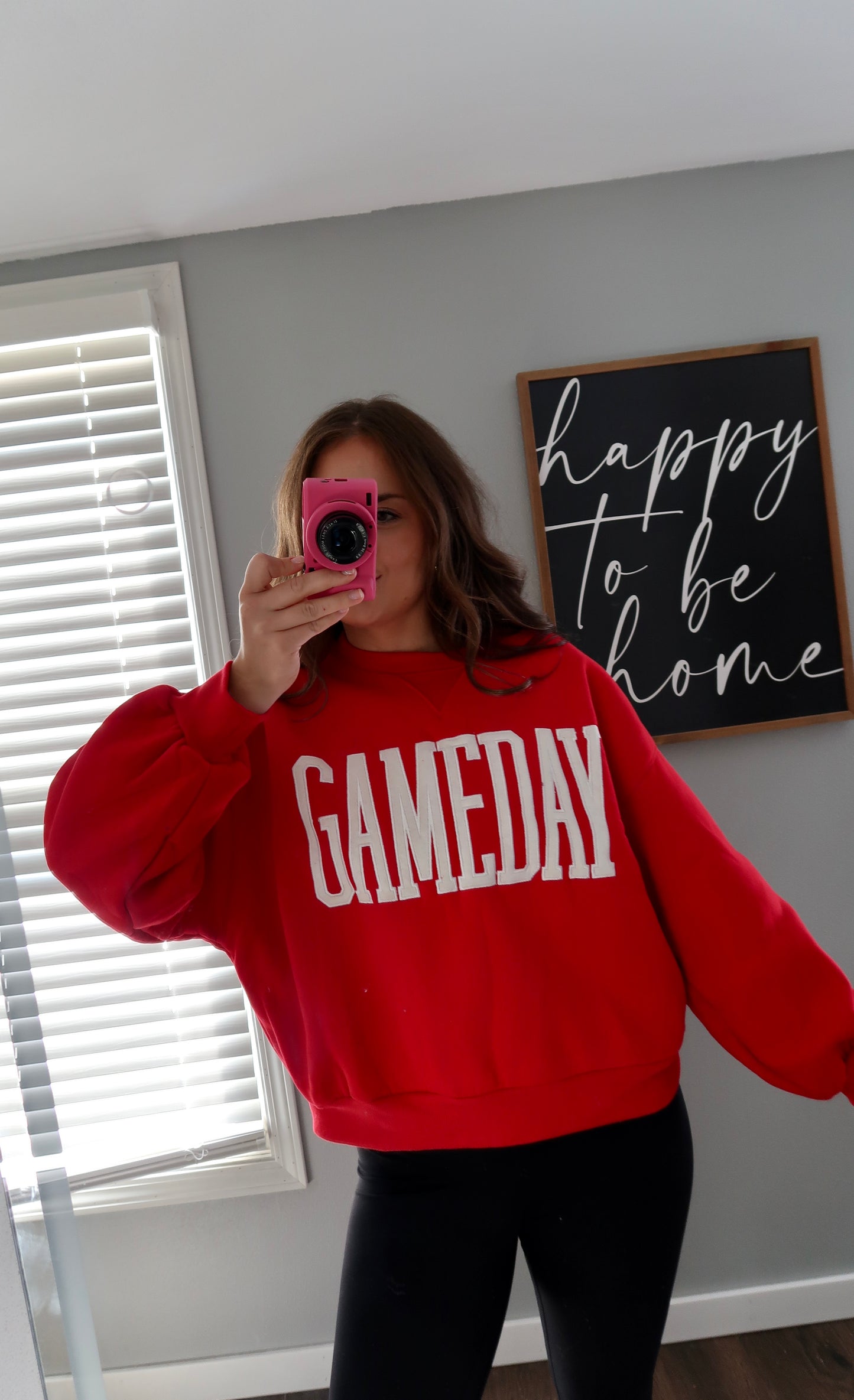Game Day Sweatshirt in Red