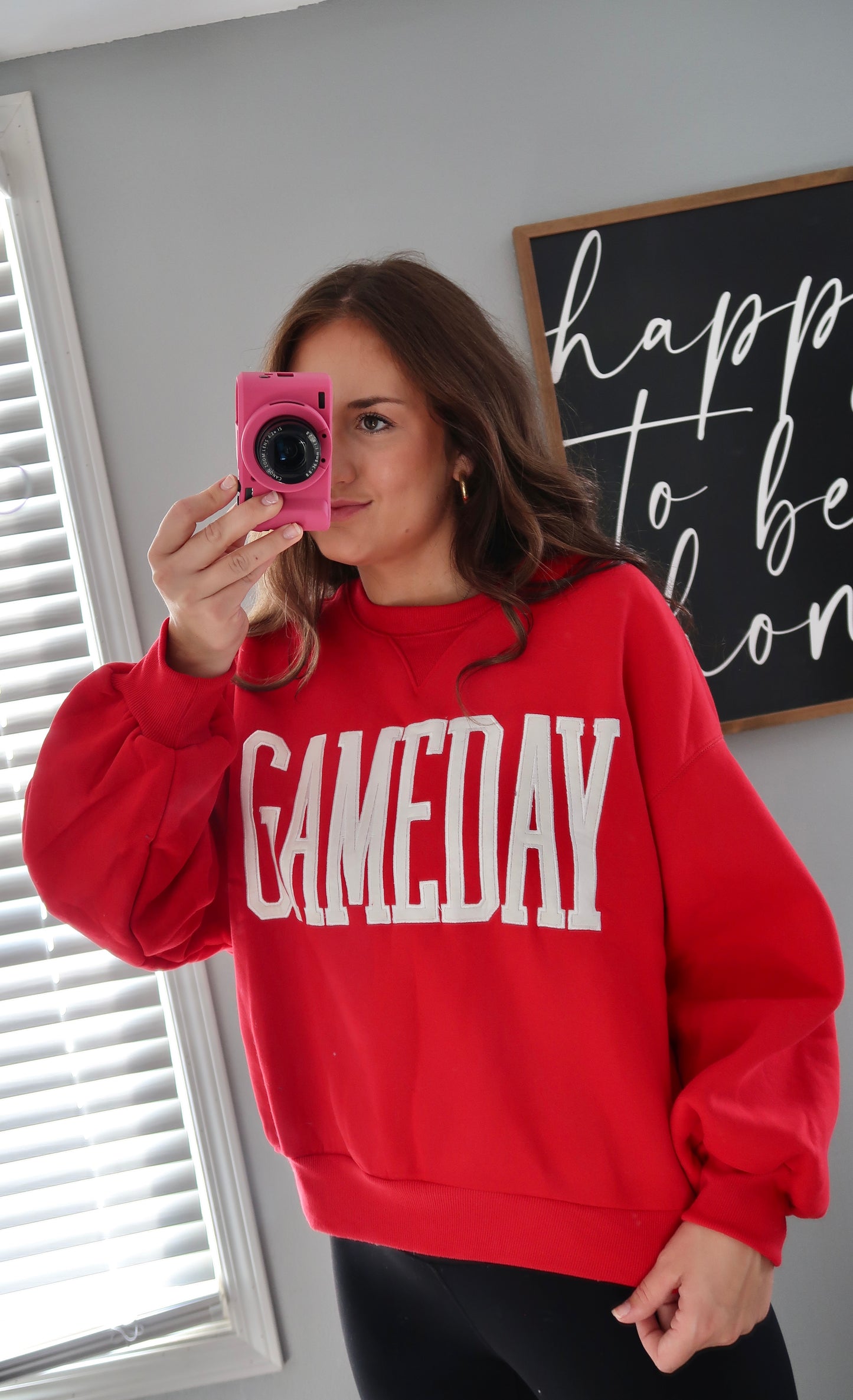 Game Day Sweatshirt in Red
