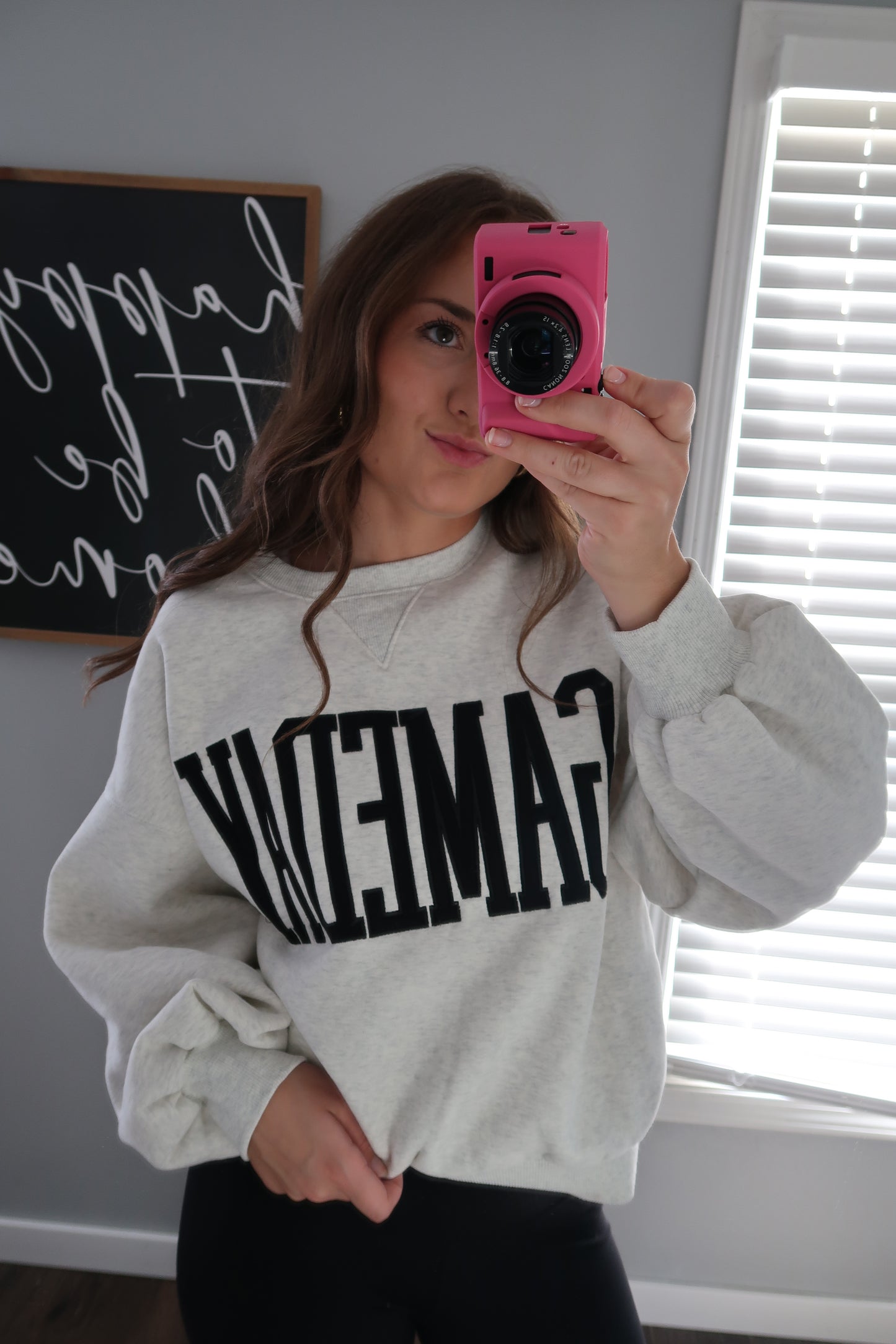 The Game Day Sweatshirt in Heather Grey