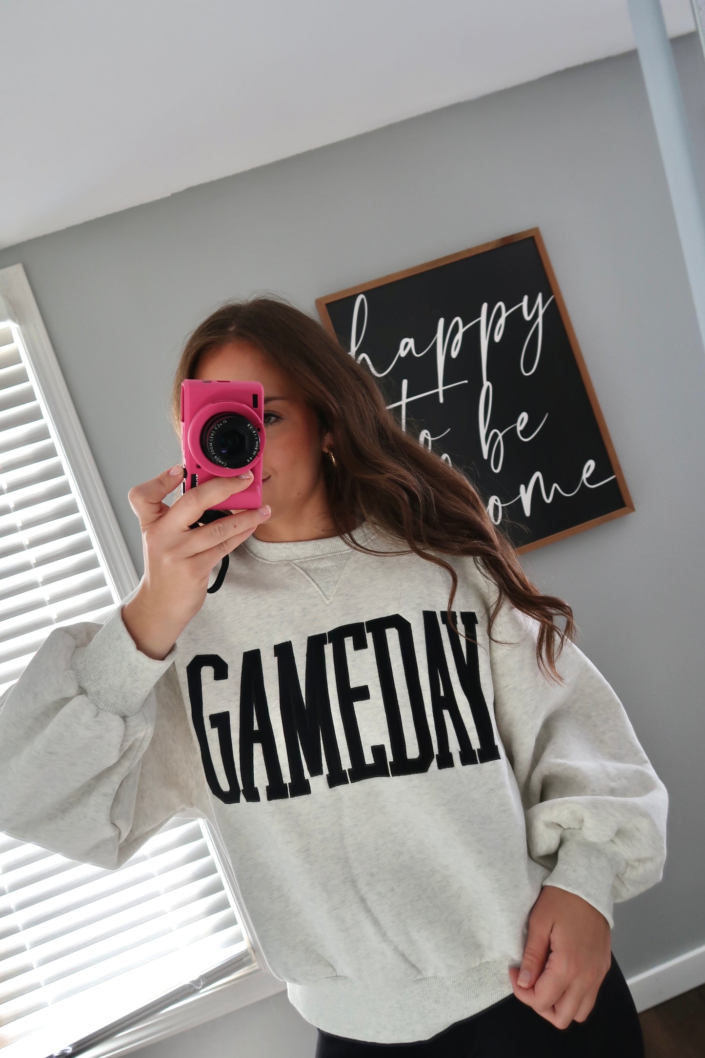 The Game Day Sweatshirt in Heather Grey