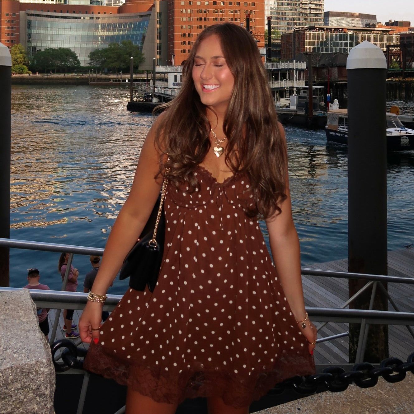 The Taylor Polka Dot Mini Dress
