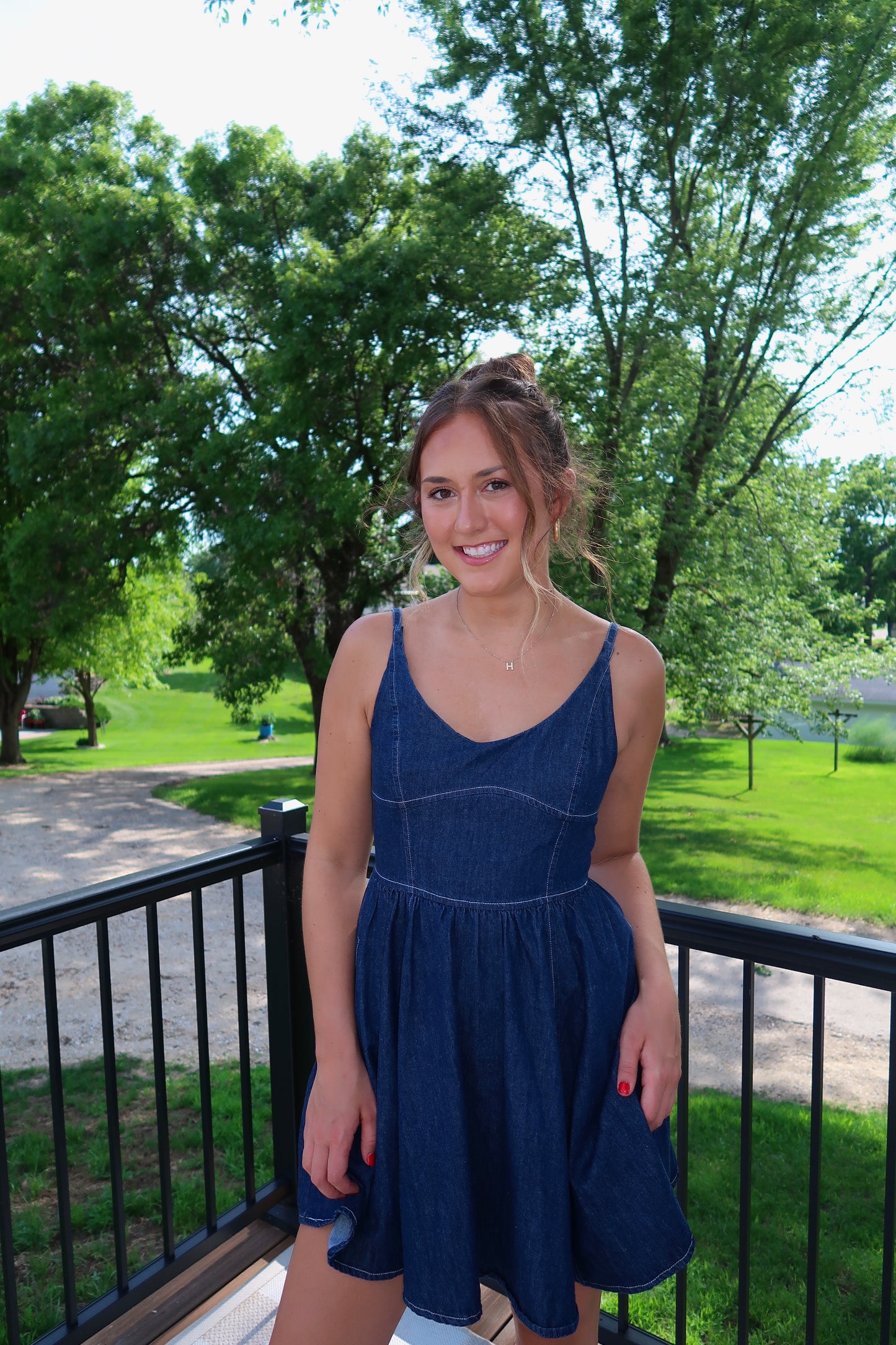 The Zoe Denim Dress