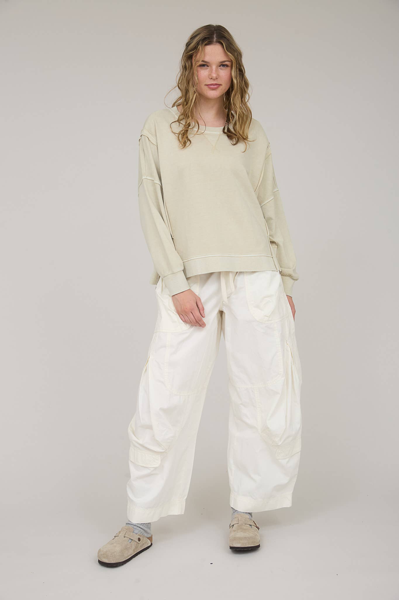 The Cozy Patchwork Oversized Crew