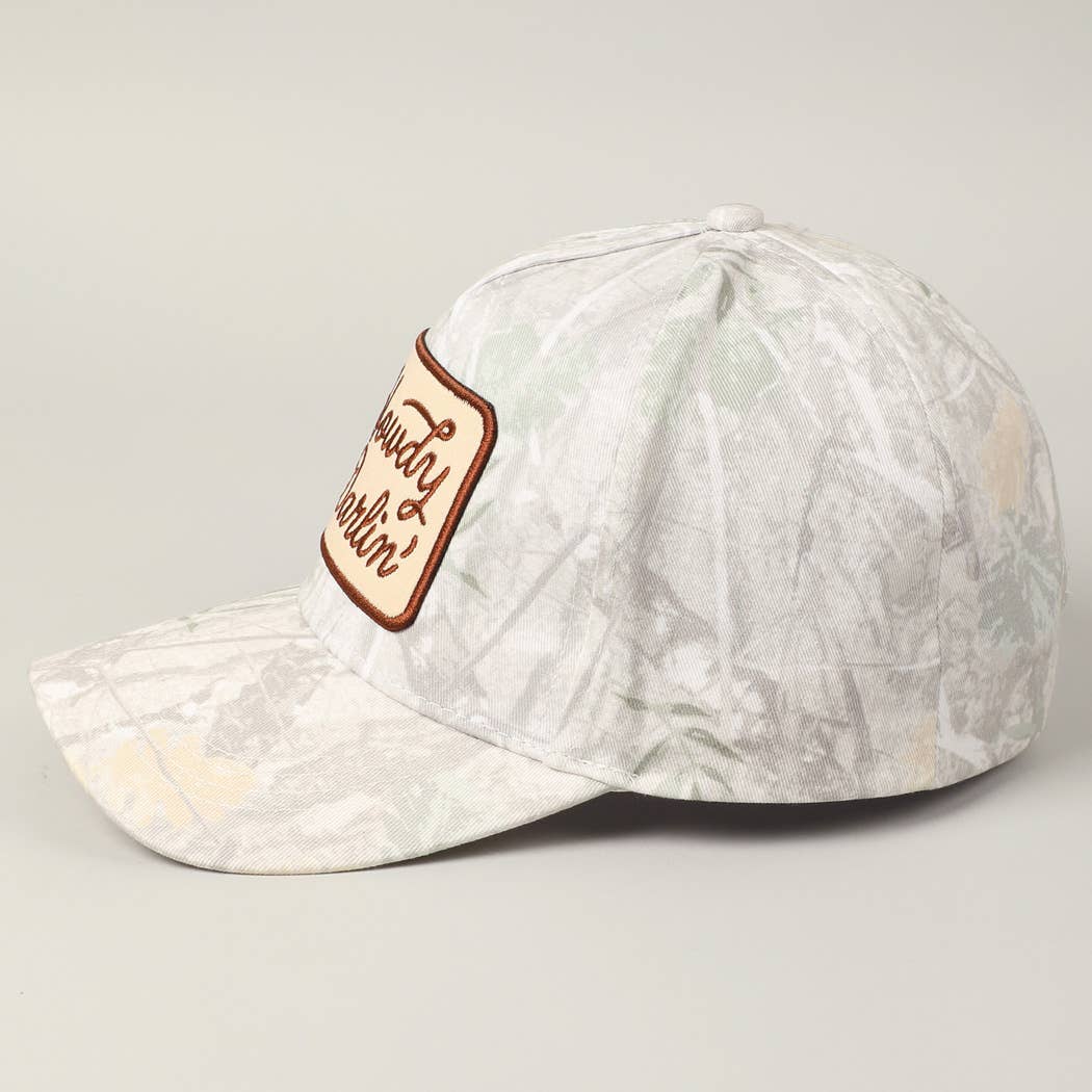 Howdy Darlin'  Camo Trucker Hat